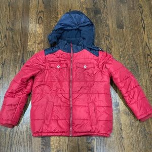 Tommy Hilfiger red and blue Coat size L
